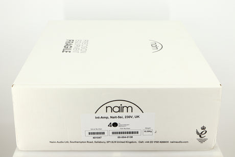 Box for a used Naim Nait 5si Integrated Amplifier in a black finish