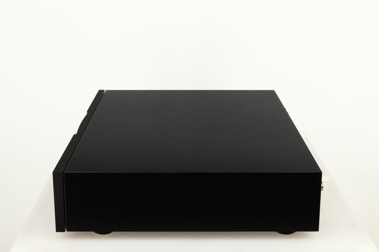 Right side view of a used Naim ND555 Media Player in a black finish