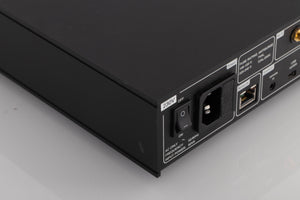 Rear left corner view of a used Naim ND5XS Streamer