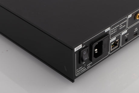 Rear left corner view of a used Naim ND5XS Streamer