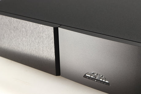 Close up of a used Naim NDX2 Network Streamer in a black finish showing some of the fascia