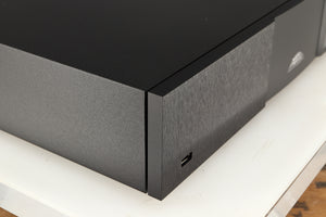Front left corner of a used Naim NDX2 Network Streamer in a black finish