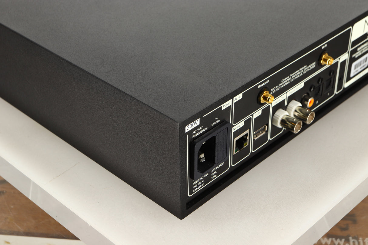 Rear left corner view of a used Naim NDX2 Network Streamer