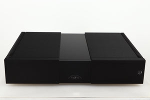Front view of a used Naim New Classic NAP250 Power Amplifier in a black finish