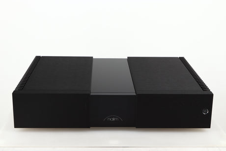 Front view of a used Naim NPX300 Power Supply in a black finish