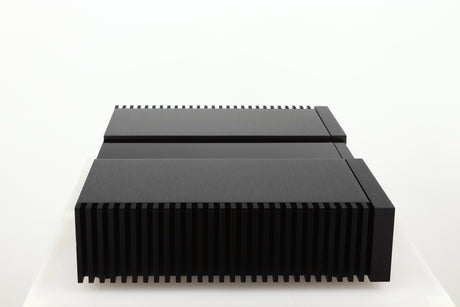 Left side view of a used Naim NPX300 Power Supply in a black finish