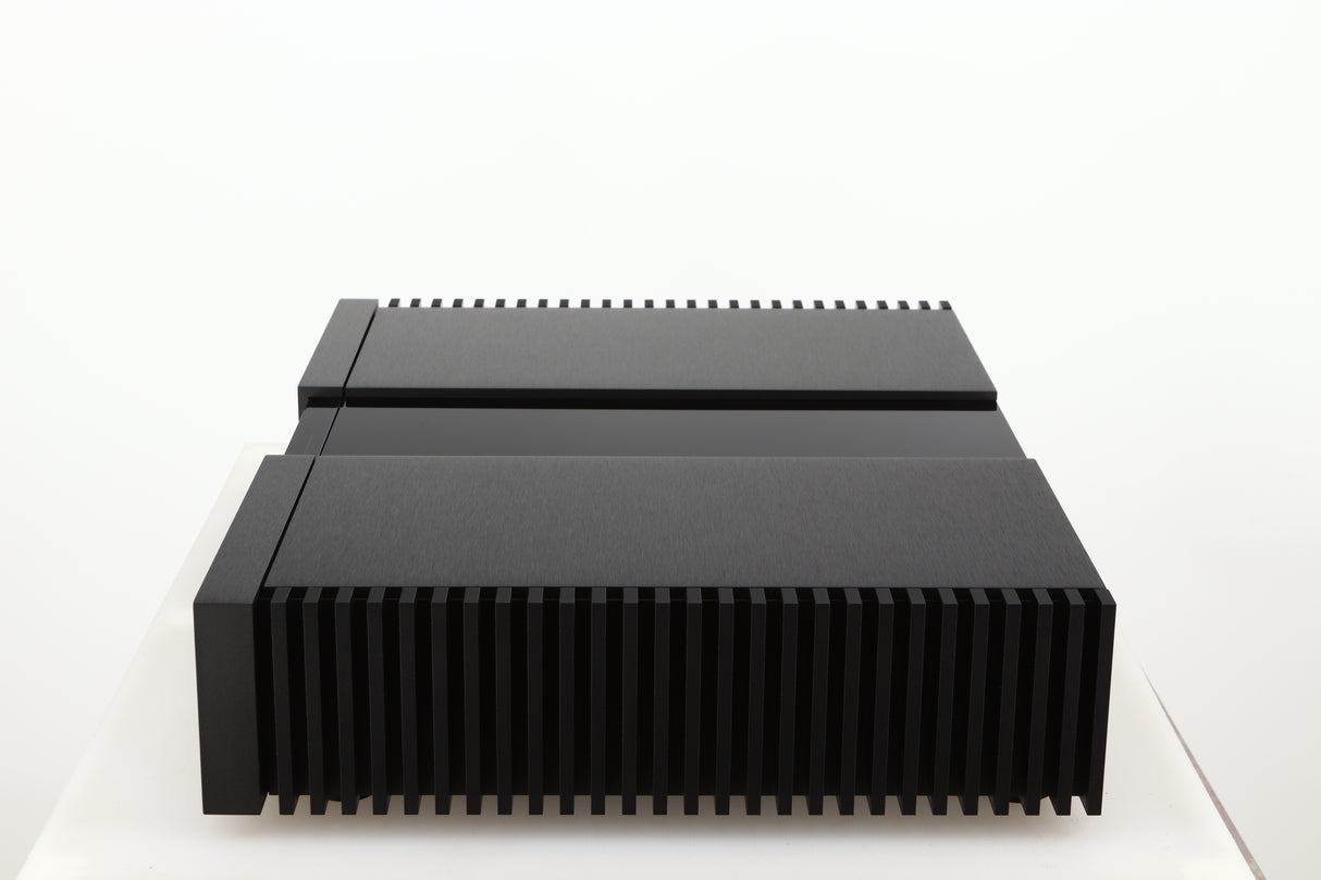 Right side view of a used Naim NPX300 Power Supply in a black finish