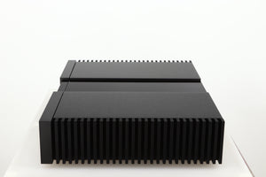 Right side view of a used Naim NPX300 Power Supply in a black finish