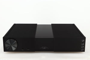 Front view of a used Naim NSC222 Pre Amplifier in a black finish