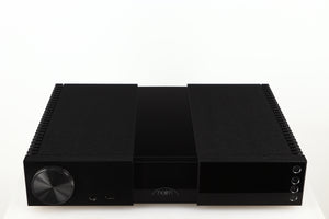 Top of a used Naim NSC222 Pre Amplifier in a black finish
