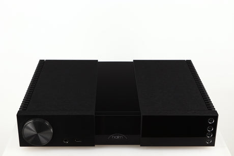 Top of a used Naim NSC222 Pre Amplifier in a black finish