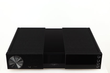 Top of a used Naim NSC222 Pre Amplifier in a black finish
