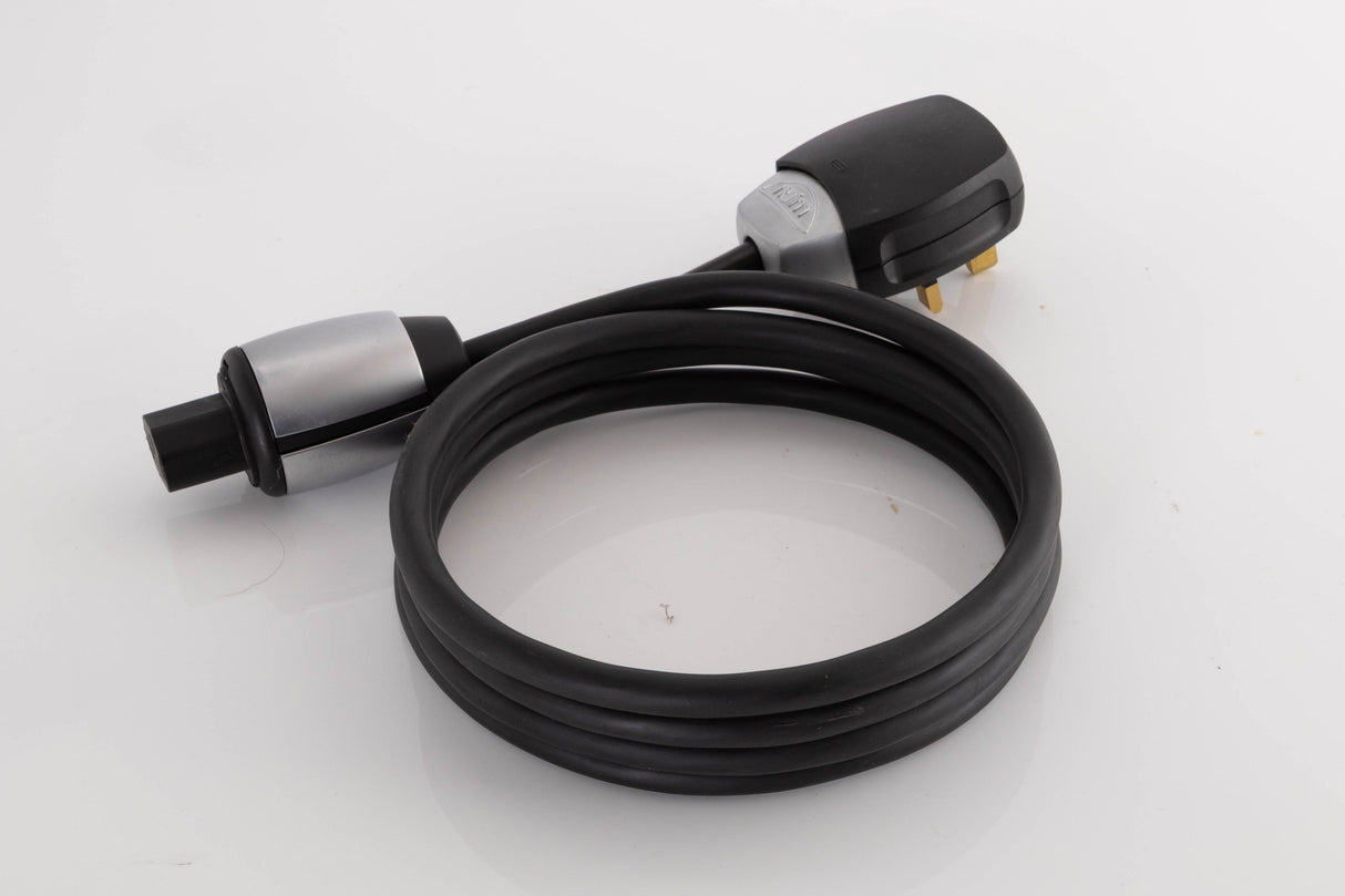 Front left angle of a used Naim Powerline Mains Cable