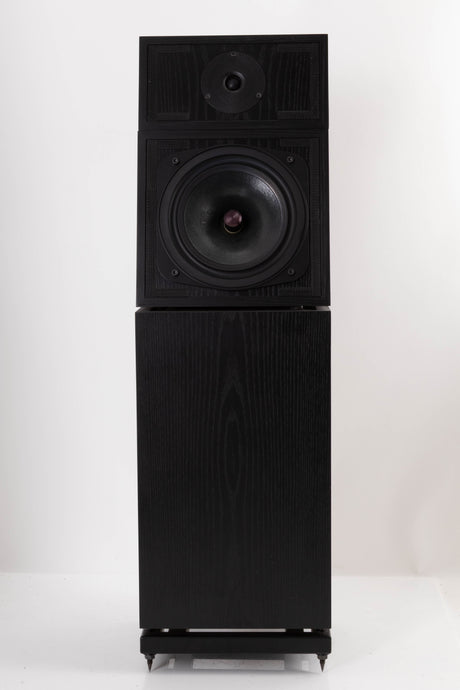 Front view of a used Naim SBL Floorstanding Speaker in Black Ash