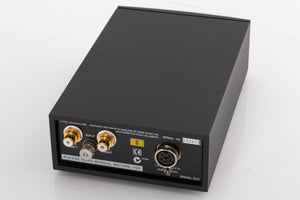 Close up of a used Naim Stageline S Phonostage in a Black finish showing rear