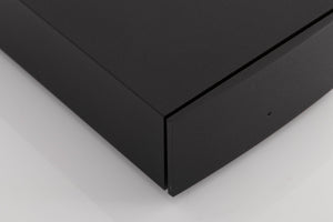 Front left corner of a used Naim Stageline S Phonostage in a Black finish