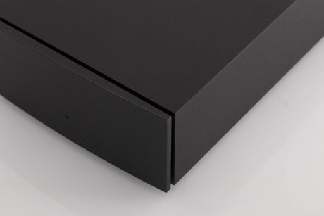 Front right corner of a used Naim Stageline S Phonostage in a Black finish