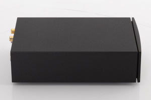 Left side view of a used Naim Stageline S Phonostage in a Black finish