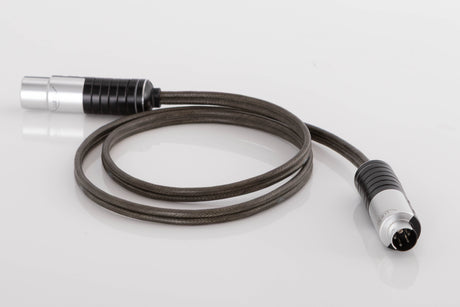 Front right angle of a used Naim Super Lumina 4 PIN DIN-XLR 1.0m Interconnect Cable