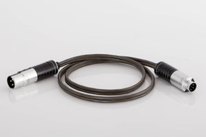 Front view of a used Naim Super Lumina 4 PIN DIN-XLR 1.0m Interconnect Cable