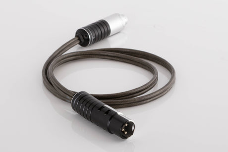 Left side view of a used Naim Super Lumina 4 PIN DIN-XLR 1.0m Interconnect Cable