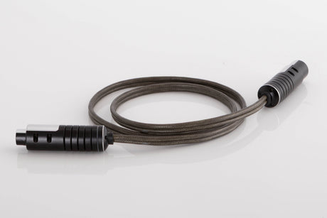 Rear right angle of a used Naim Super Lumina 4 PIN DIN-XLR 1.0m Interconnect Cable