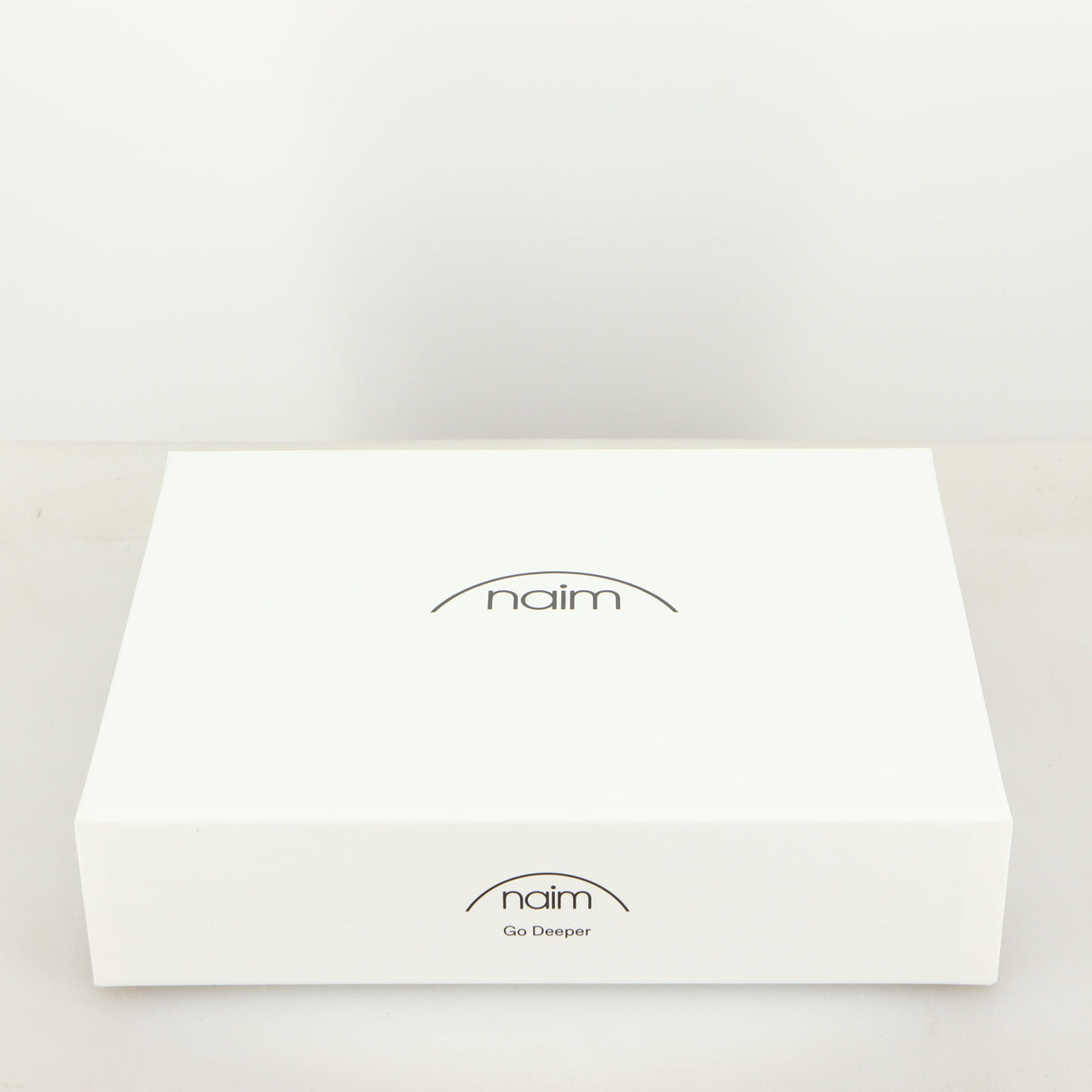 Inner box for used Naim Super Lumina 4PIN DIN-XLR Interconnect Cables in a black finish