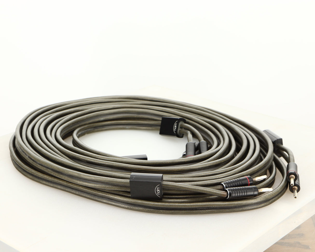 Front left angle of used Naim Super Lumina Speaker Cables 7.0m Pair
