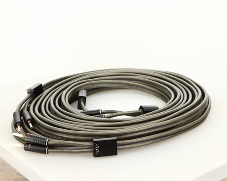 Front right angle of used Naim Super Lumina Speaker Cables 7.0m Pair