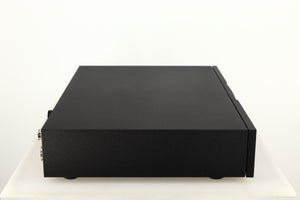 Left side view of a used Naim Supercap DR Power Supply in a black finish