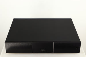 Top of a used Naim Supercap DR Power Supply in a black finish