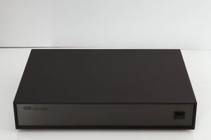 Front view of a used Naim Supercap Power Supply in a black finish