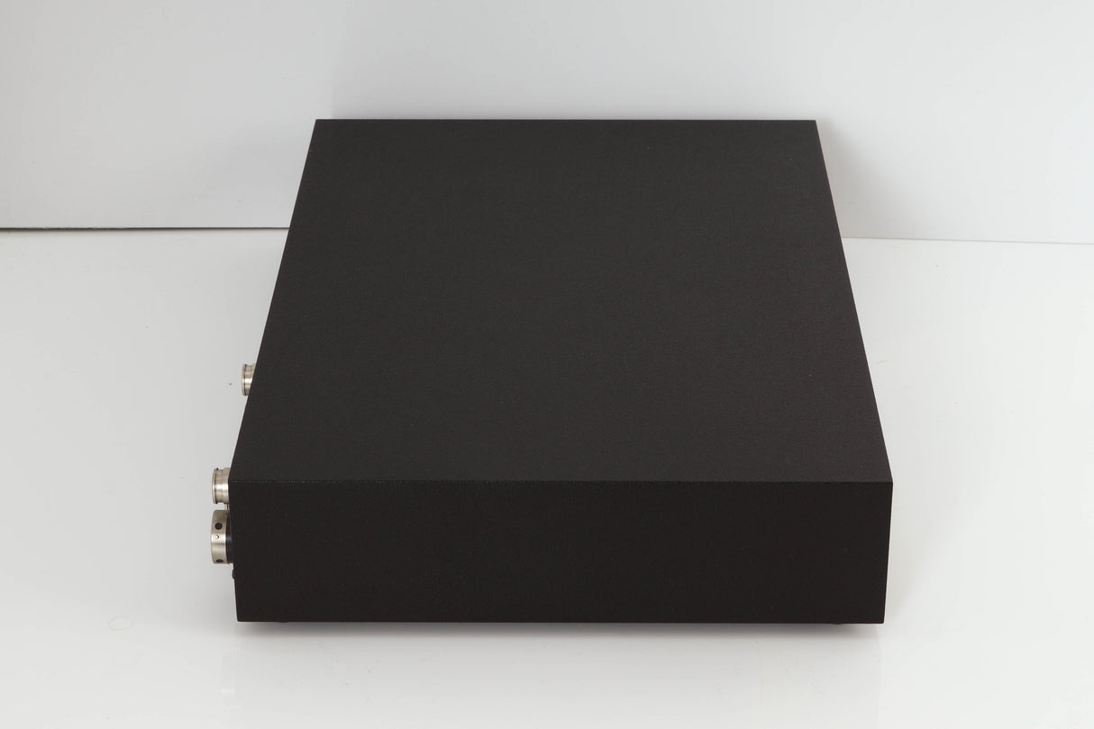Left side view of a used Naim Supercap Power Supply in a black finish