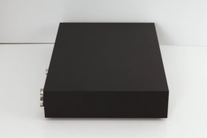 Left side view of a used Naim Supercap Power Supply in a black finish
