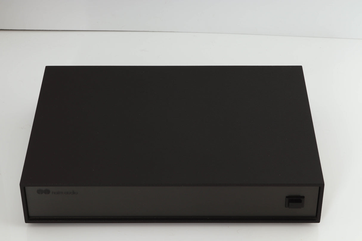 Top of a used Naim Supercap Power Supply in a black finish