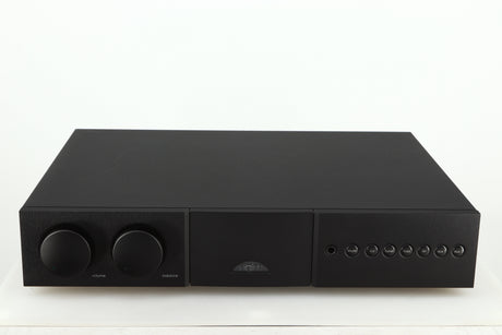 Front view of a used Naim Supernait 2 Integrated Amplifier in a black finish