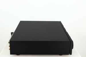 Left side view of a used Naim Supernait 2 Integrated Amplifier in a black finish