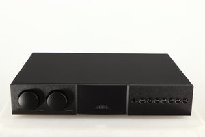 Front view of a used Naim Supernait 3 Integrated Amplifier in a black finish