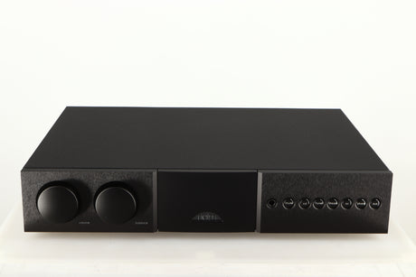 Front view of a used Naim Supernait 3 Integrated Amplifier in a black finish