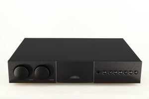 Front view of a used Naim Supernait 3 Integrated Amplifier in a black finish