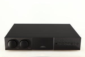 Front view of a used Naim Supernait 3 Integrated Amplifier in a black finish
