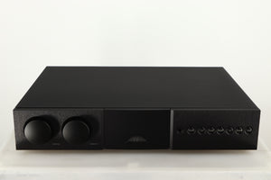 Front view of a used Naim Supernait 3 Integrated Amplifier in a black finish