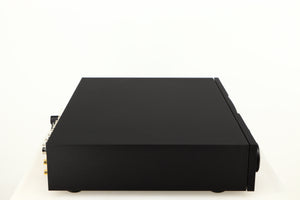 Left side view of a used Naim Supernait 3 Integrated Amplifier in a black finish