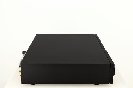 Left side view of a used Naim Supernait 3 Integrated Amplifier in a black finish