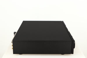 Left side view of a used Naim Supernait 3 Integrated Amplifier in a black finish