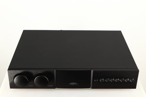 Top of a used Naim Supernait 3 Integrated Amplifier in a black finish