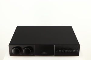 Top of a used Naim Supernait 3 Integrated Amplifier in a black finish