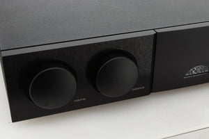 Close up view of a used Naim SUPERNAIT 3 Integrated Amplifier showing the fascia 