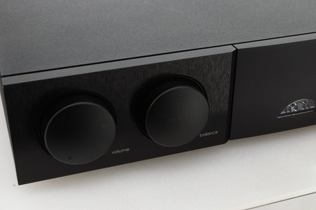 Close up view of a used Naim SUPERNAIT 3 Integrated Amplifier showing the fascia 