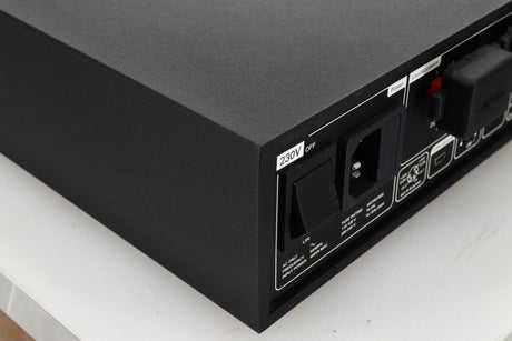 Rear left corner view of a used Naim SUPERNAIT 3 Integrated Amplifier 